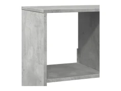 Estantería madera de ingeniería gris hormigón 100x33x125,5 cm