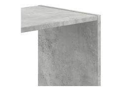 Estantería madera de ingeniería gris hormigón 68,5x32x75 cm