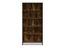 Estantería madera de ingeniería roble ahumado 80,5x35x170,5 cm