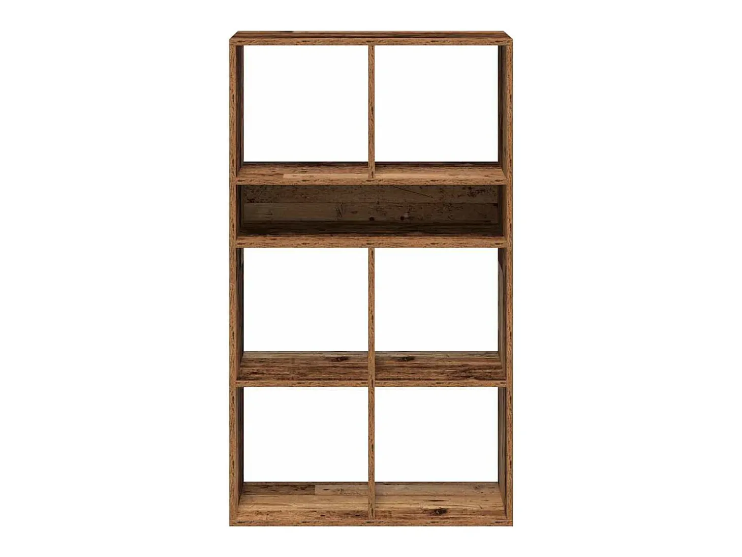 Estantería madera de ingeniería envejecida 66x31x112 cm