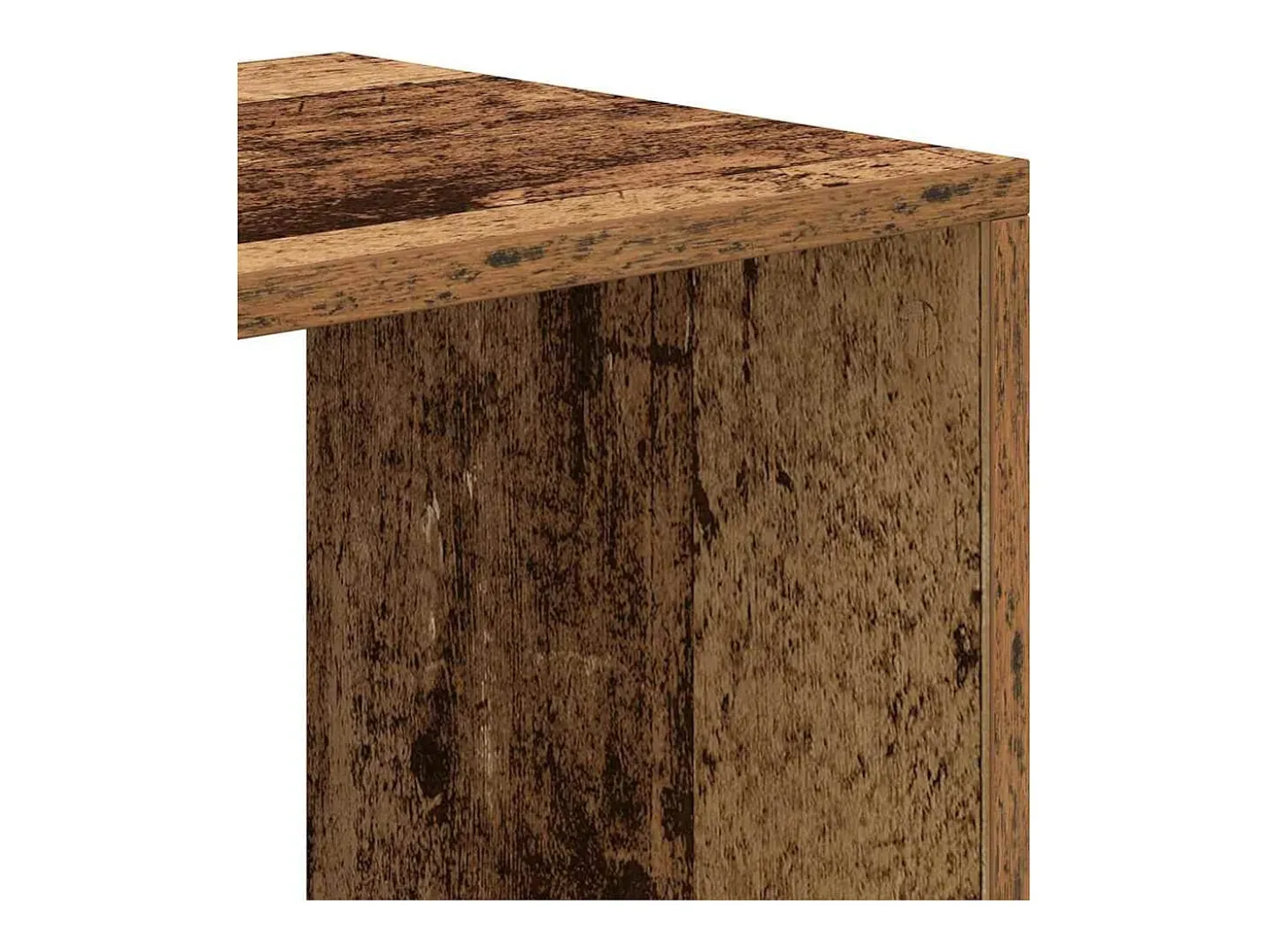 Estantería madera de ingeniería envejecida 66x31x112 cm