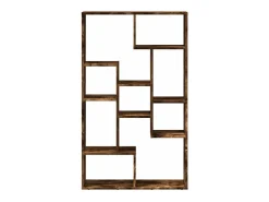 Estantería madera de ingeniería roble ahumado 72x20x120 cm