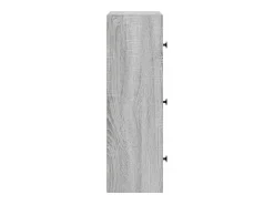 Estantería madera de ingeniería gris sonoma 40x24x77 cm