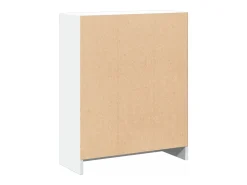 Estantería madera de ingeniería blanco 60x24x76 cm