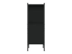 Estantería madera de ingeniería negro 72x28x77,5 cm