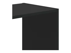 Estantería madera de ingeniería negro 68,5x32x68,5 cm