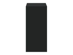 Estantería madera de ingeniería negro 68,5x32x68,5 cm