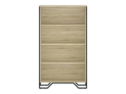 Estantería madera de ingeniería roble Sonoma 80x31x137,5 cm