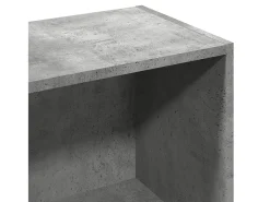 Estantería madera de ingeniería gris hormigón 57x28,5x107,5 cm