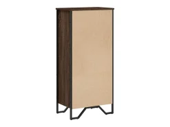 Estantería madera de ingeniería marrón roble 50x31x106 cm