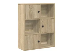 Estantería madera de ingeniería roble sonoma 60x24x76,5 cm