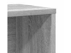 Estantería madera de ingeniería gris sonoma 60x24x101,5 cm