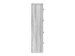 Estantería madera de ingeniería gris sonoma 60x24x101,5 cm