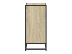 Estantería madera de ingeniería color roble sonoma 60x35x76 cm