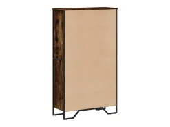 Estantería madera de ingeniería roble ahumado 80x31x137,5 cm
