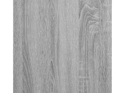 Estantería madera de ingeniería color gris sonoma 34x31x112 cm