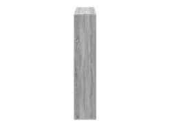 Estantería madera de ingeniería gris Sonoma 137,5x29x137,5 cm