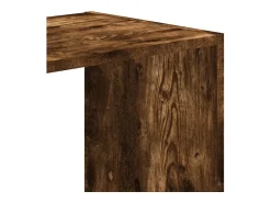 Estantería madera de ingeniería roble ahumado 102x32x108 cm