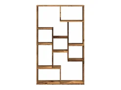 Estantería madera de ingeniería color envejecido 72x20x120 cm