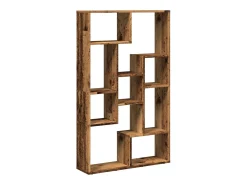 Estantería madera de ingeniería color envejecido 72x20x120 cm