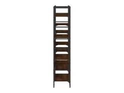 Estantería madera de ingeniería roble marrón 160x28,5x136,5 cm