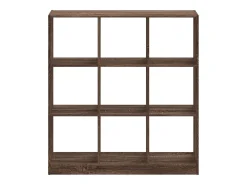 Estantería madera de ingeniería marrón roble 102x32x108 cm