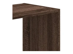 Estantería madera de ingeniería marrón roble 102x32x108 cm