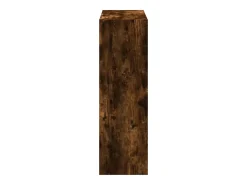 Estantería madera de ingeniería roble ahumado 102x32x102 cm