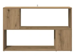 Estantería madera de ingeniería roble artisan 100x24x63 cm