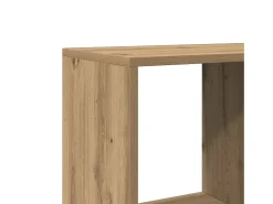 Estantería madera de ingeniería roble artisian 137,5x29x137,5cm