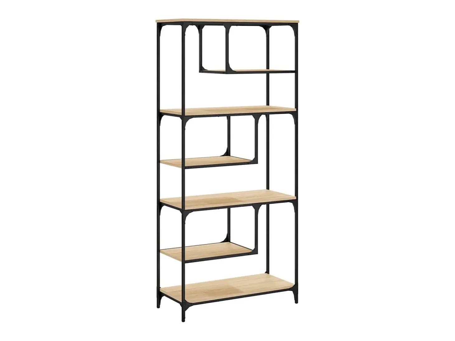 Estantería madera de ingeniería roble Sonoma 81x36x176 cm
