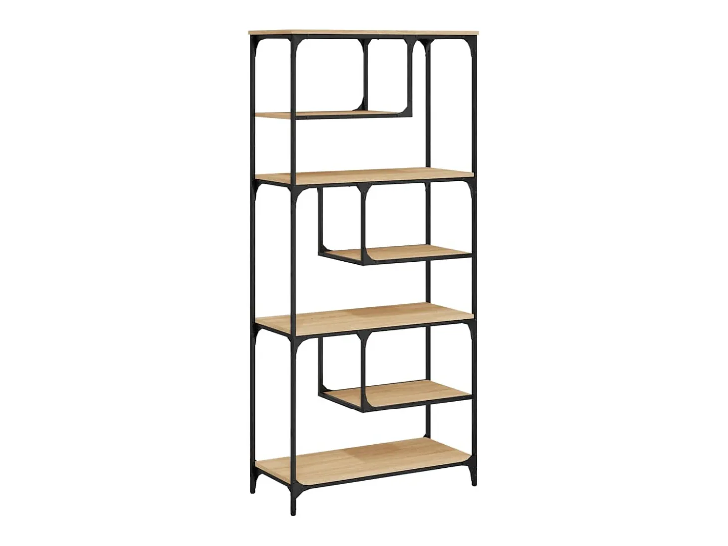 Estantería madera de ingeniería roble Sonoma 81x36x176 cm
