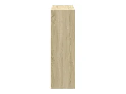 Estantería madera de ingeniería roble Sonoma 102x32x102 cm