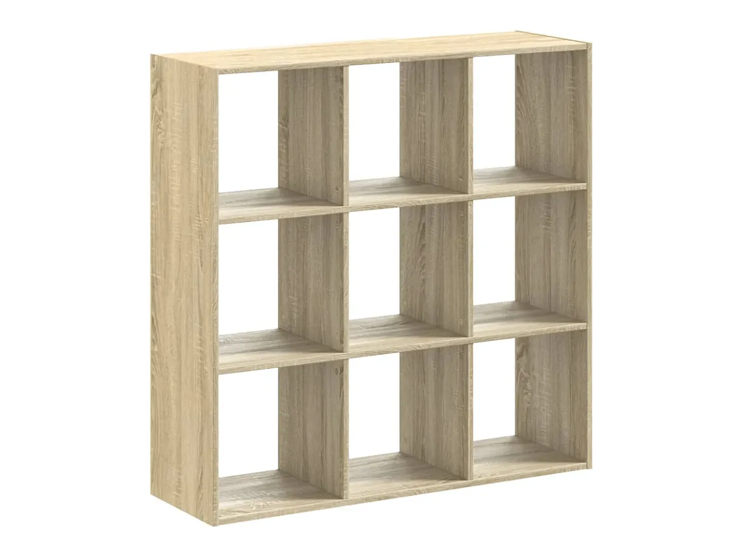Estantería madera de ingeniería roble Sonoma 102x32x102 cm