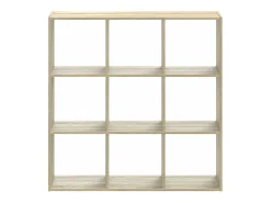 Estantería madera de ingeniería roble Sonoma 102x32x102 cm