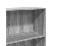 Estantería madera de ingeniería gris Sonoma 60x30x152 cm
