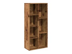 Estantería madera envejecida 50x25x104 cm