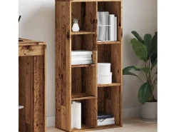 Estantería madera envejecida 50x25x104 cm