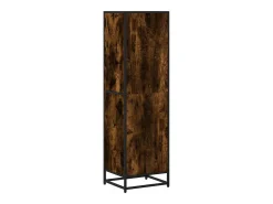 Estantería madera ingeniería color roble ahumado 40x35x139 cm
