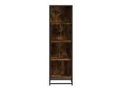 Estantería madera ingeniería color roble ahumado 40x35x139 cm
