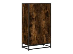 Estantería madera ingeniería color roble ahumado 60x35x107,5 cm