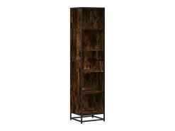 Estantería madera ingeniería color roble ahumado 40x35x170,5 cm