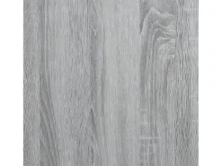 Estantería madera ingeniería y metal gris Sonoma 79x30x180 cm