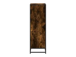 Estantería madera ingeniería color roble ahumado 40x35x107,5 cm