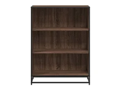 Estantería madera ingeniería roble marrón 80,5x35x107,5 cm
