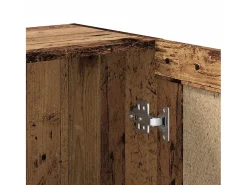 Estantería madera ingeniería madera envejecida 82,5x30,5x80 cm
