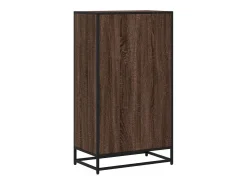 Estantería madera ingeniería roble marrón 60x35x107,5 cm