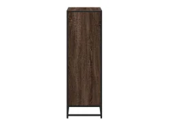 Estantería madera ingeniería roble marrón 60x35x107,5 cm