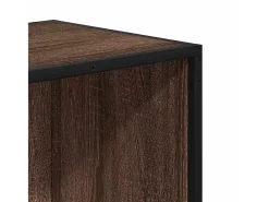 Estantería madera ingeniería roble marrón 40x35x170,5 cm