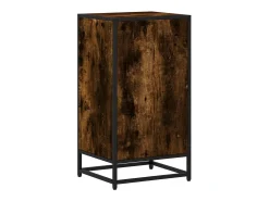 Estantería madera ingeniería color roble ahumado 40x35x76 cm
